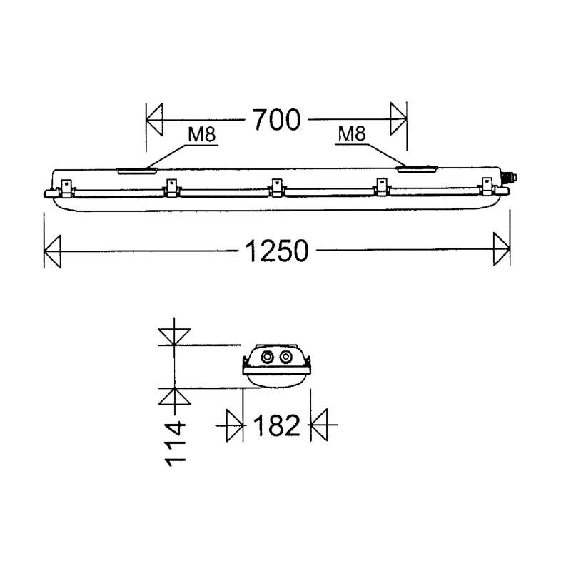 Schuch Licht LED-Ex-Wannenleuchte e865F 12L60