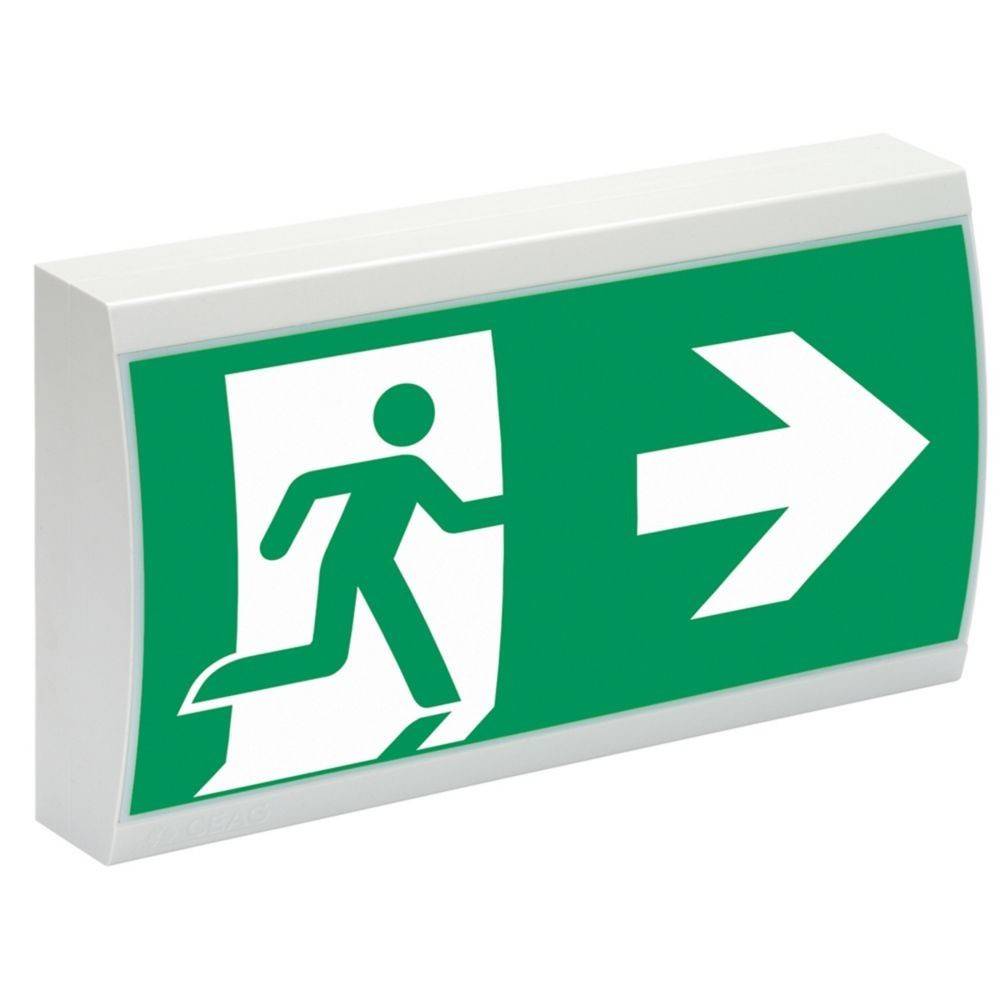 Ceag Notlichtsysteme LED-Rettungszeichenleuchte SV EURO 1-1/D LED