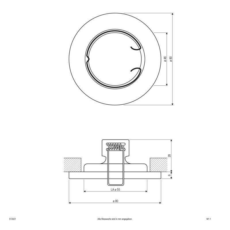 EVN Lichttechnik NV EB-Leuchte 513 421 ms