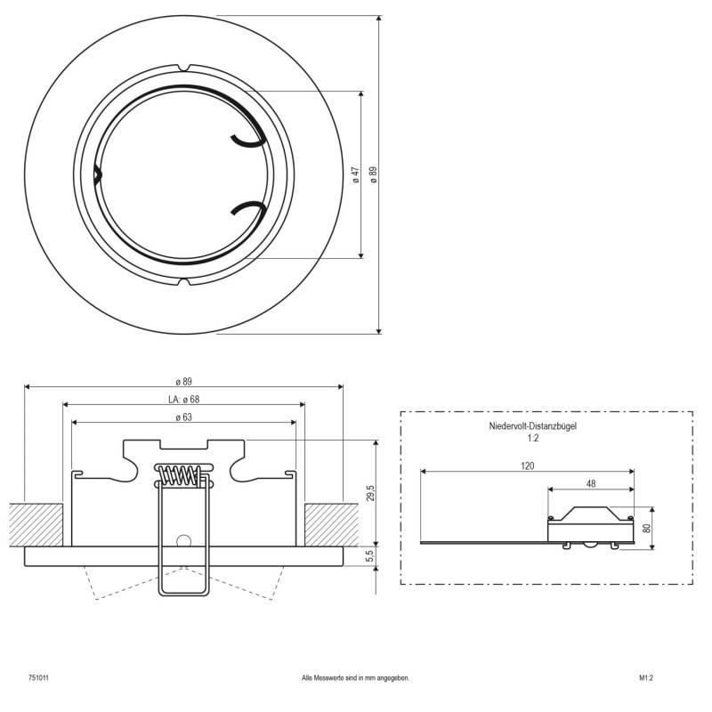 EVN Lichttechnik NV EB-Leuchte 751 011 chr