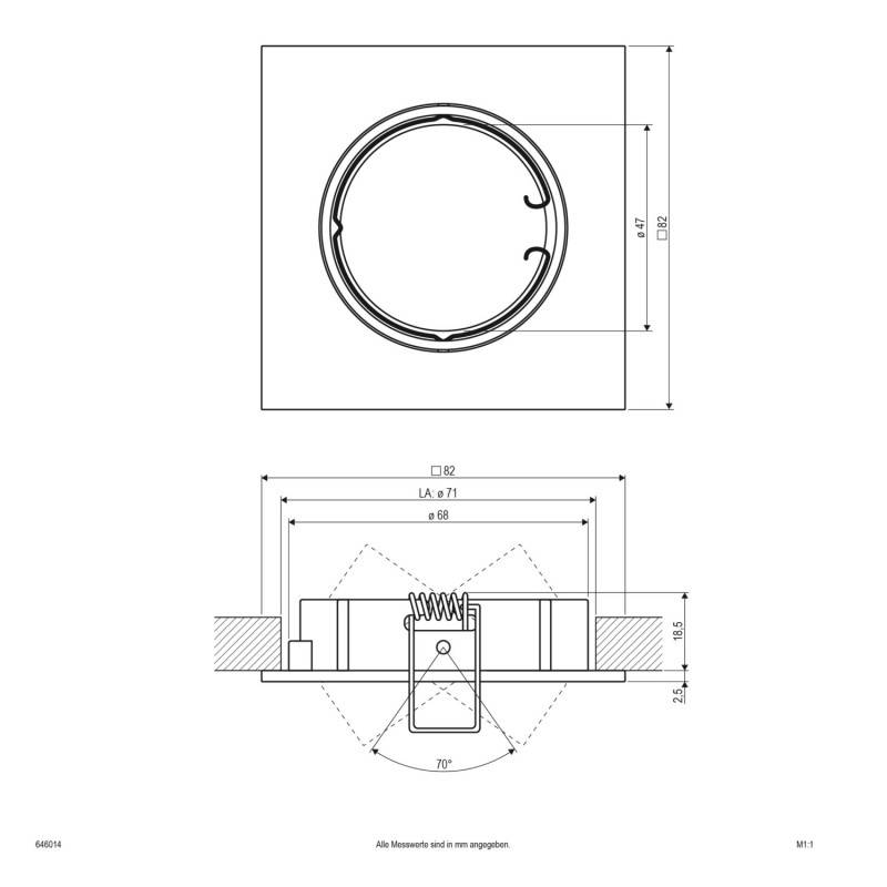 EVN Lichttechnik NV EB-Leuchte 646 014 chr/mt