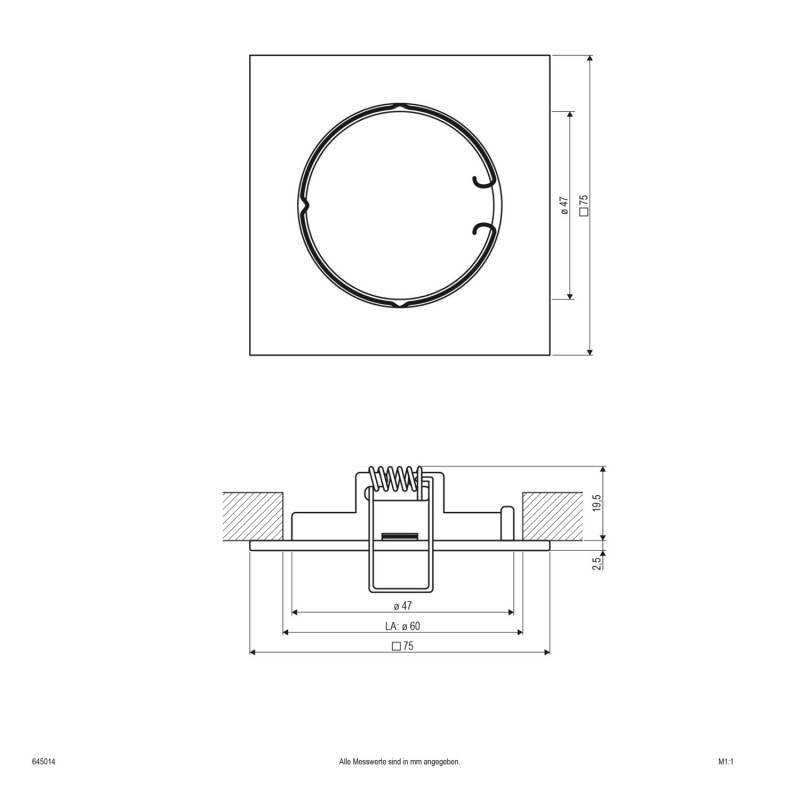 EVN Lichttechnik NV EB-Leuchte 645 014 chr/mt