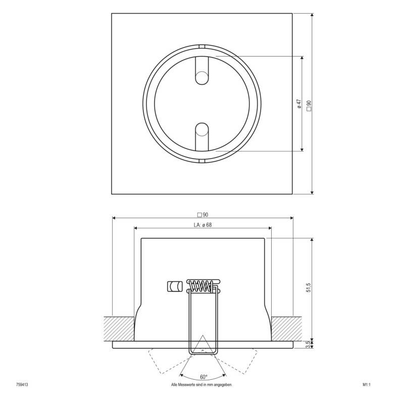 EVN Lichttechnik NV EB-Leuchte chr-sat 759 413