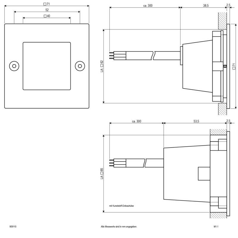 EVN Lichttechnik HV LED-EB-Leuchte 909 110