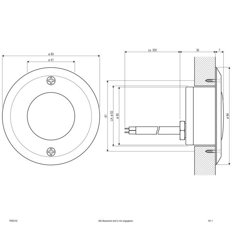 EVN Lichttechnik LED Bodeneinbauleuchte P 650102