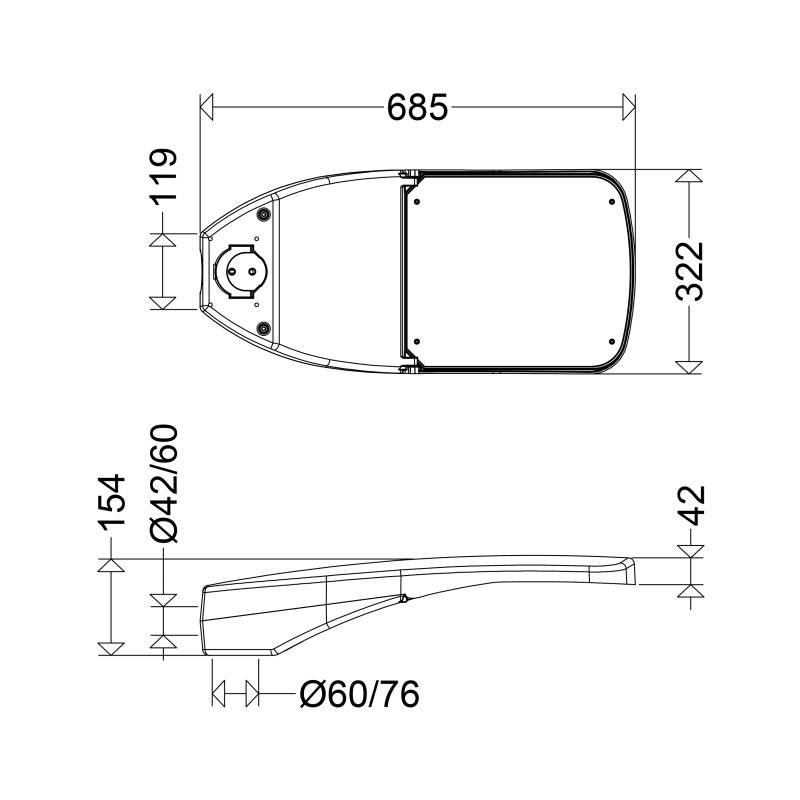 Schuch Licht LED-Straßenleuchte 476403 LED