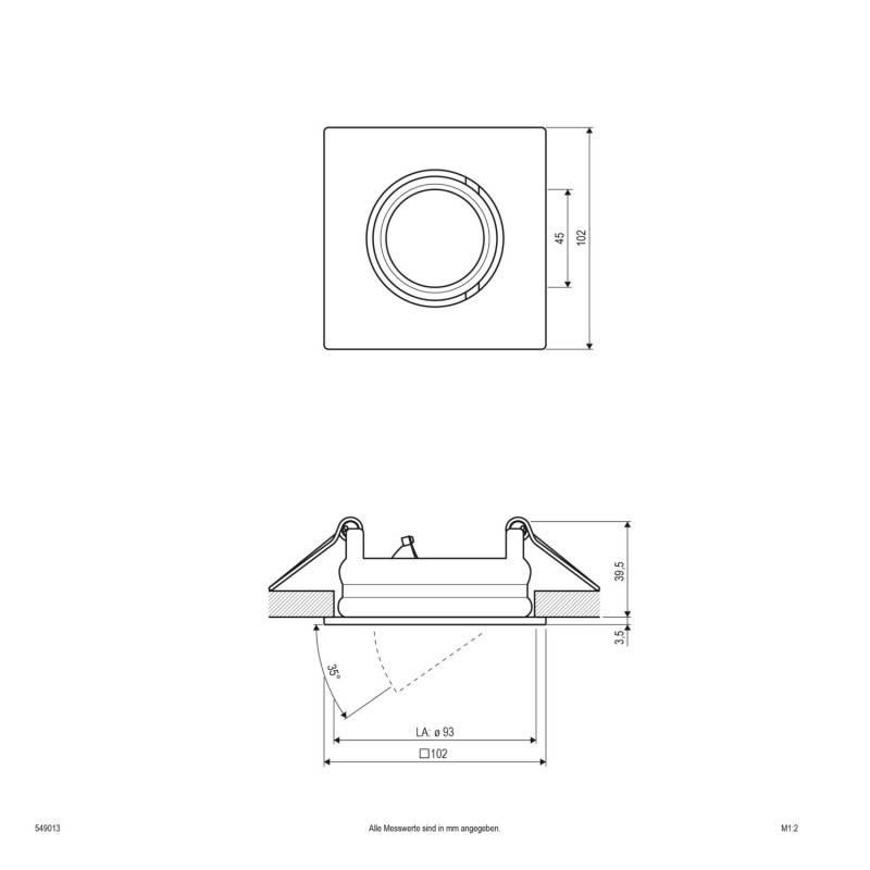 EVN Lichttechnik NV EB-Leuchte 549 013 chr-sat