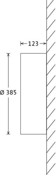 LTS Licht&Leuchten LED-Wandleuchte PLL23385301/DALI ws