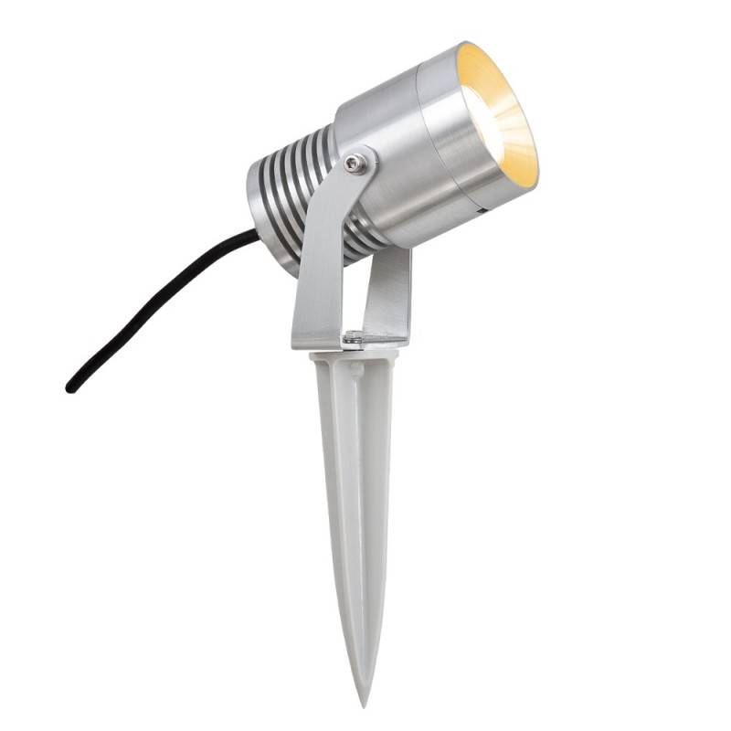 EVN Lichttechnik P-LED COB Spot m.Erdspieß PC 671002 alu-mt