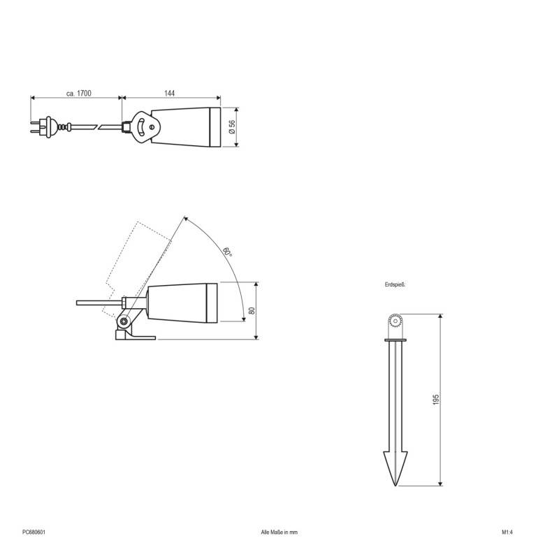EVN Lichttechnik P-LED Spot eds PC680601