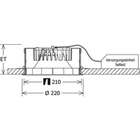 LTS Licht&Leuchten LED-Einbaudownlight FLIR 400.3040.01 si LTS Licht&Leuchten LED-Einbaudownlight FLIR 400.3040.01 si