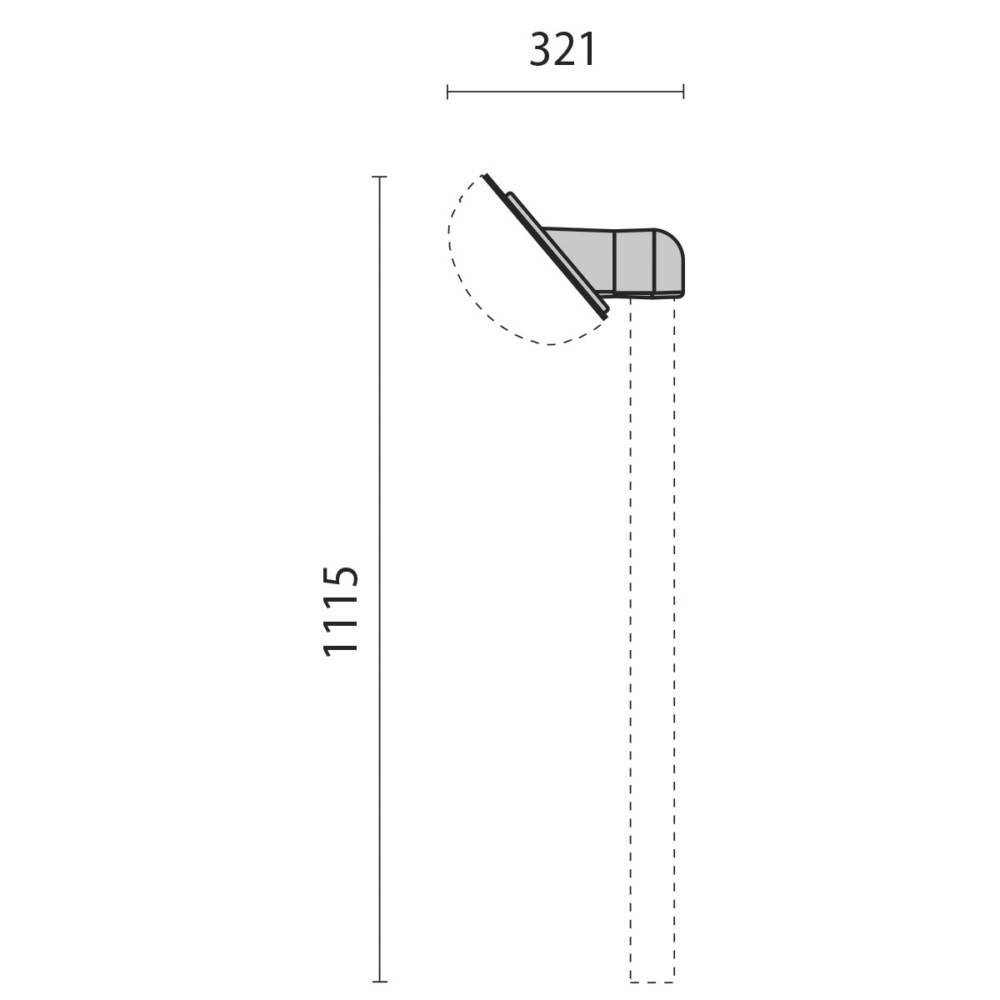 Spittler 40Gr geneigter Sockel 000802