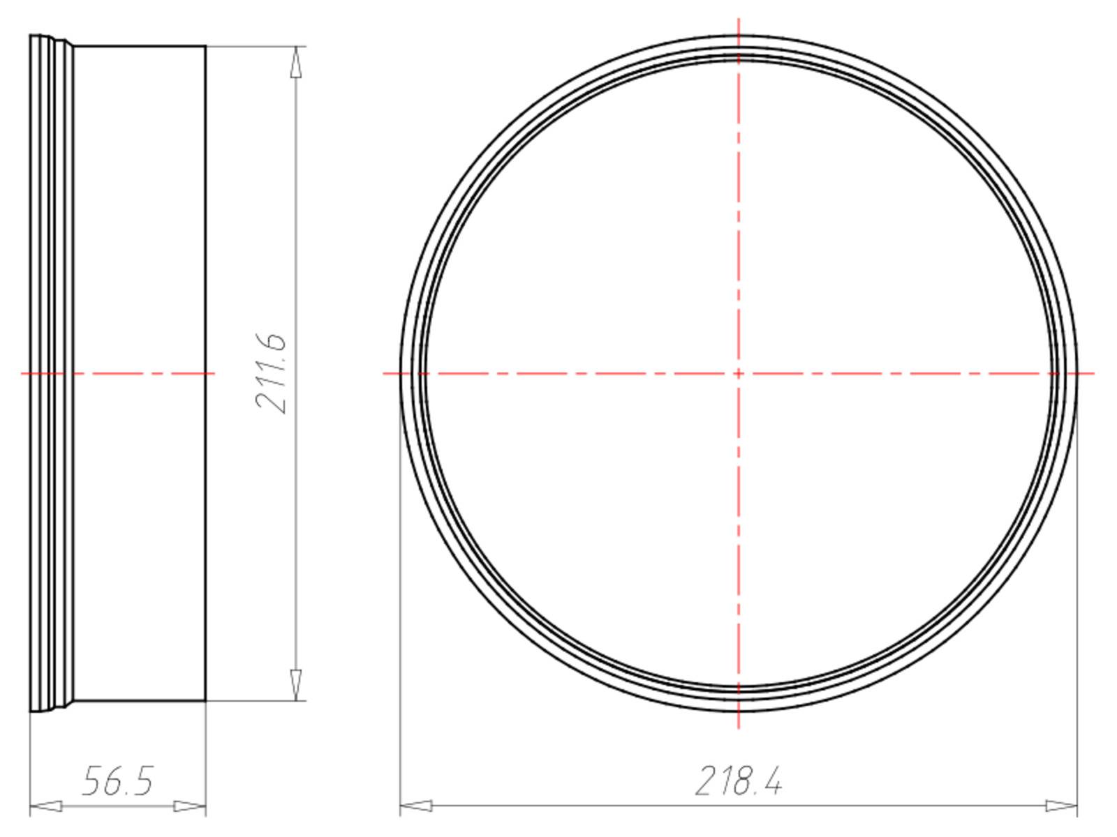 Kaiser Verlängerungsring 1282-50