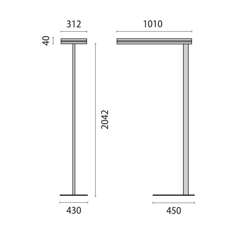 Spittler LED-Stehleuchte 4000K 8740761135411