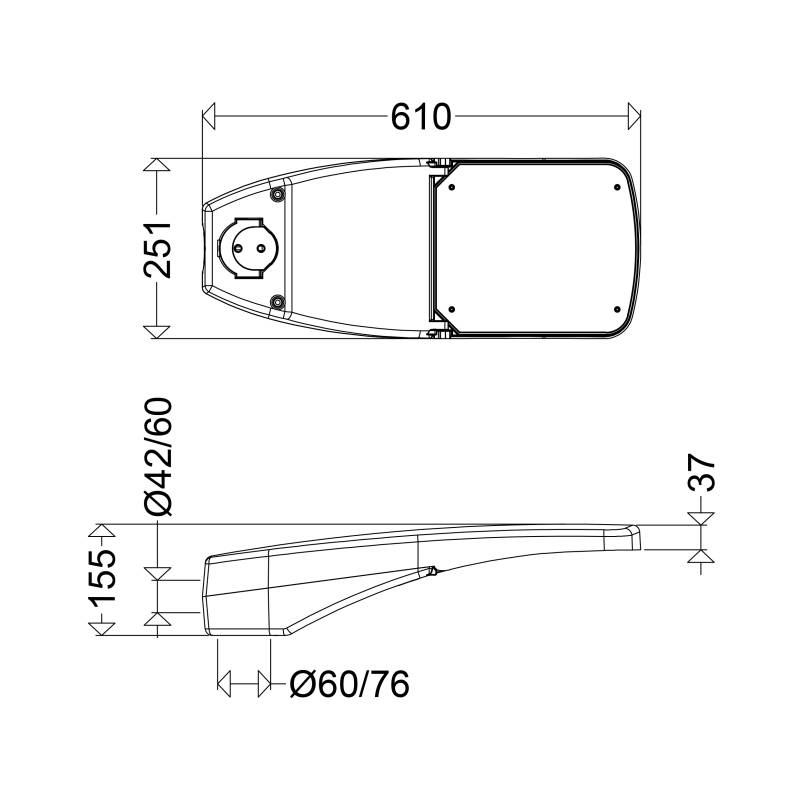 Schuch Licht LED-Straßenleuchte 48 2402