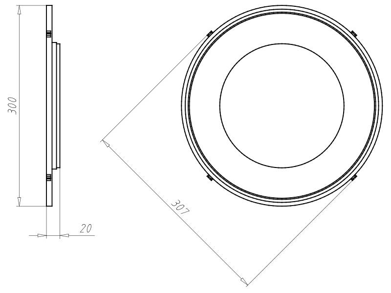 Kaiser Einbaugehäuse HaloX 250 1283-01
