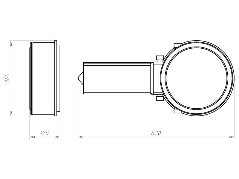 Kaiser Einbaugehäuse HaloX 250 1283-76