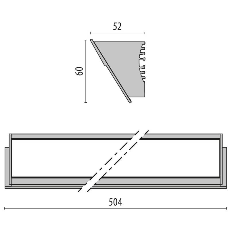 Spittler Lineare LED-Anbauleuchte 304900