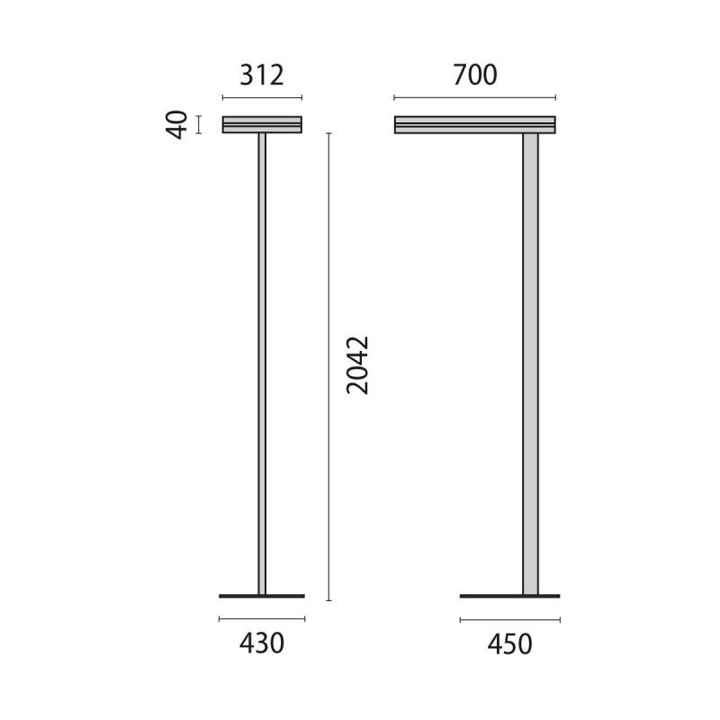 Spittler LED-Stehleuchte 8740761938411