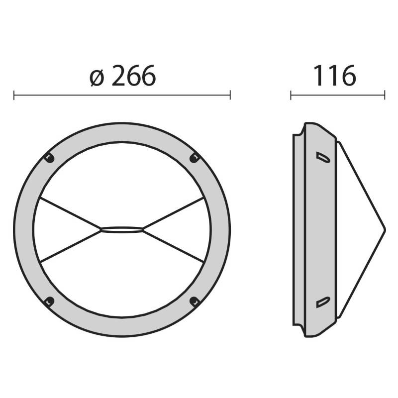 Spittler Wand- und Deckenleuchte 001724