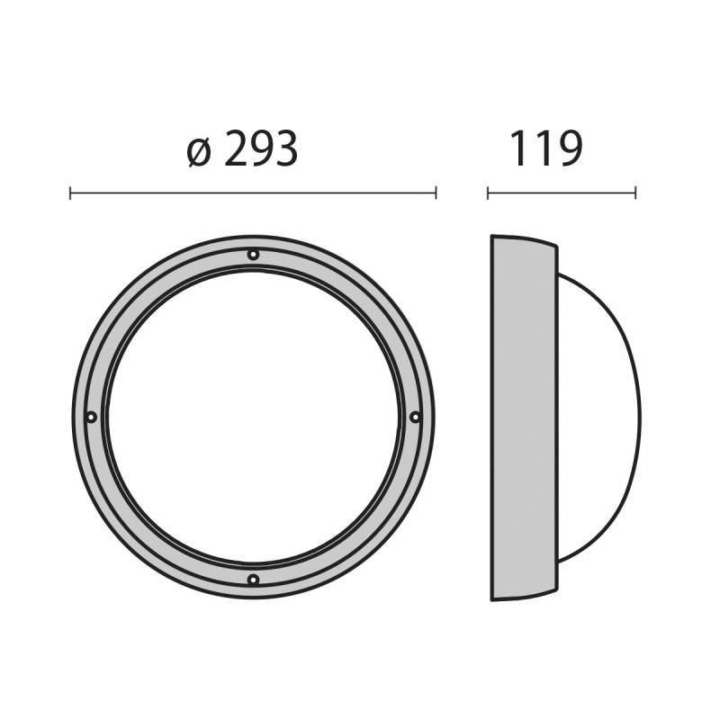 Spittler LED-Wand-u.Deckenleuchte 303636