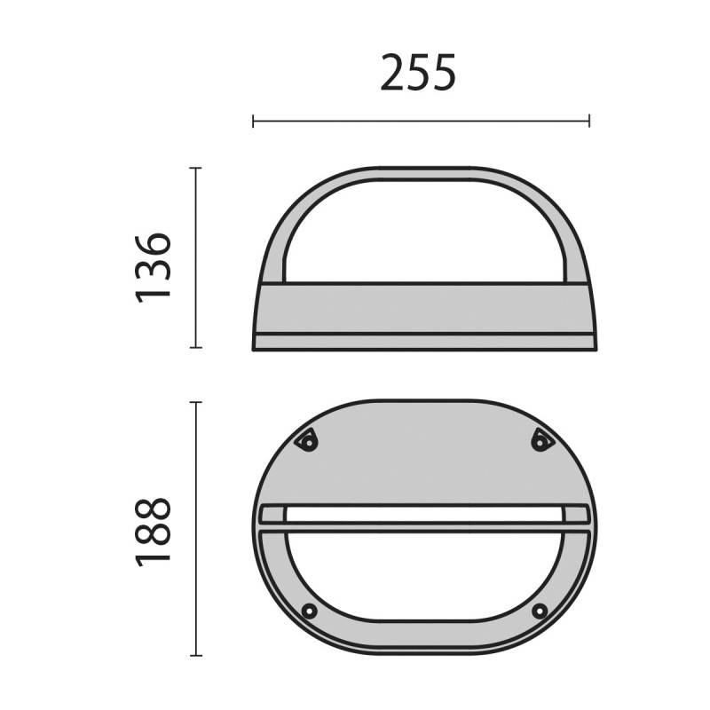 Spittler Wand- und Deckenleuchte 302024