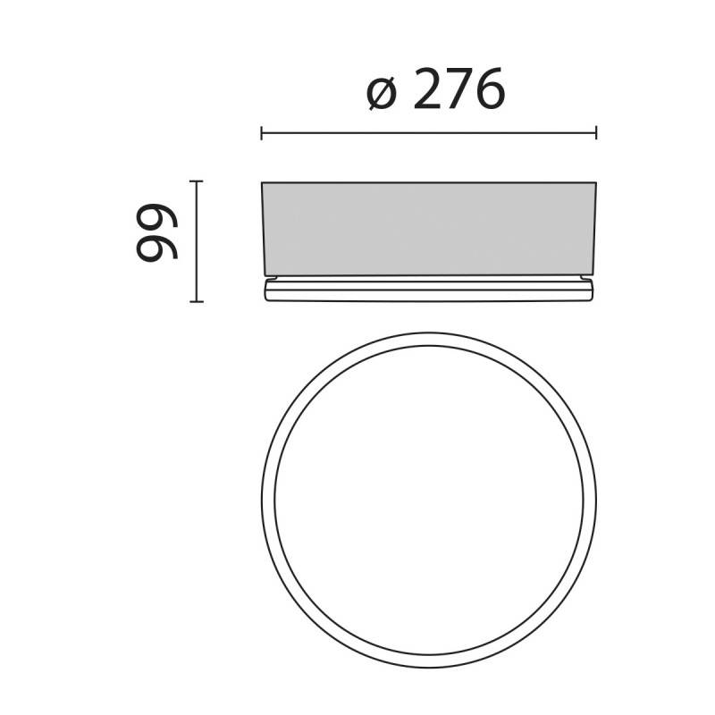 Spittler LED-Wand-u.Deckenleuchte 303064