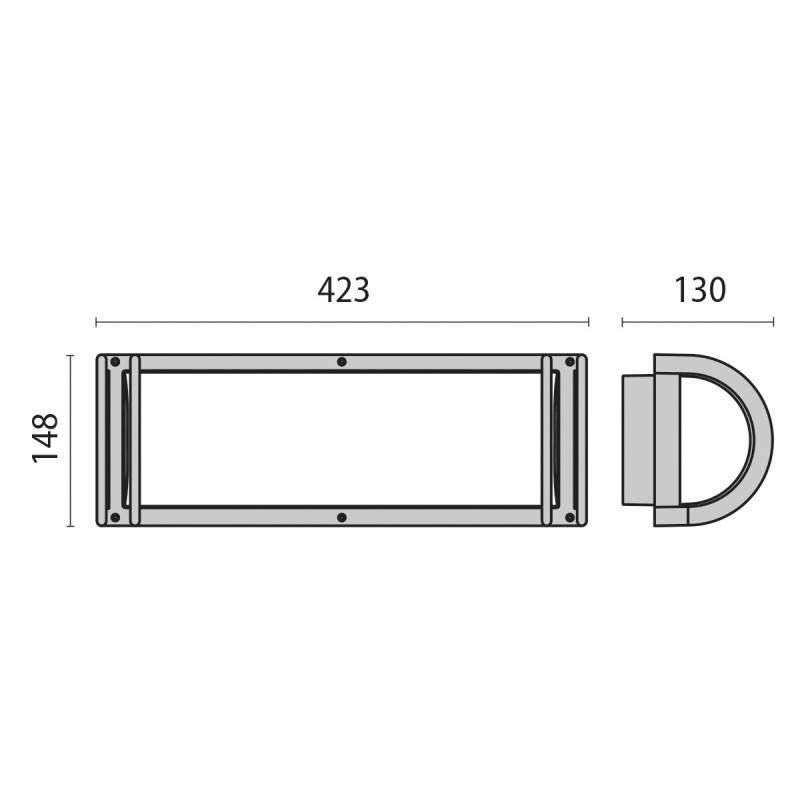 Spittler LED-Wand-u.Deckenleuchte 303103