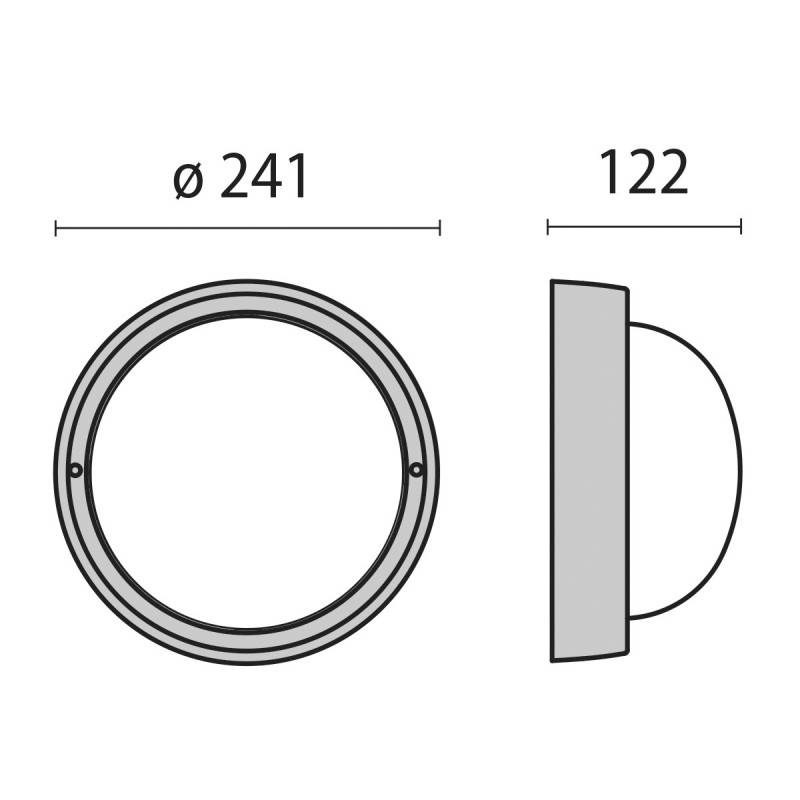 Spittler LED-Wand-u.Deckenleuchte 303476