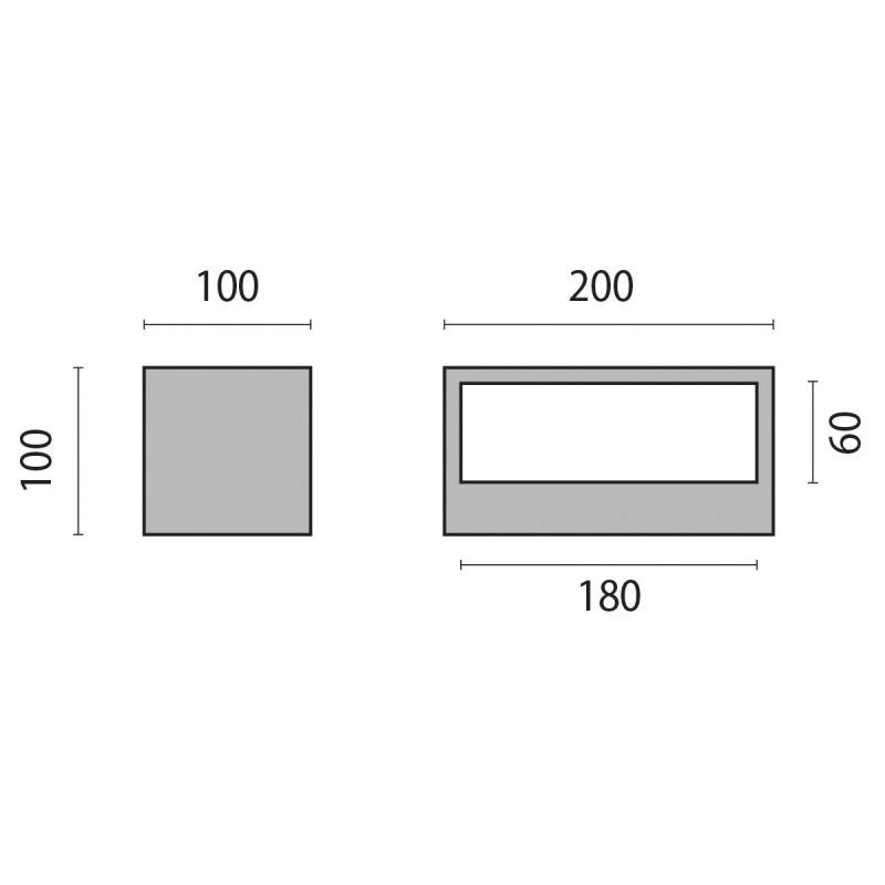 Spittler LED-Wandleuchte 3000K 303536