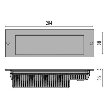 Spittler LED-Wandeinbauleuchte 304120