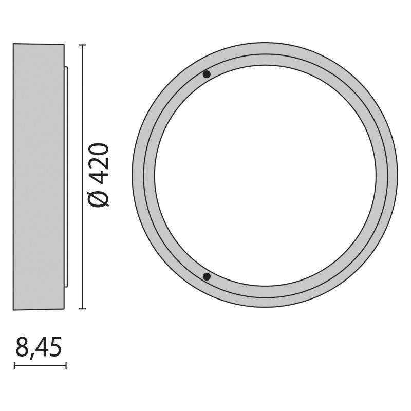 Spittler LED-Wand-u.Deckenleuchte 304129