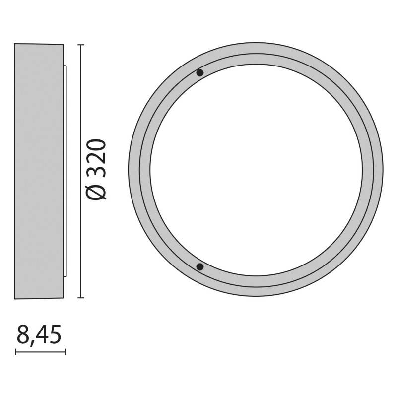 Spittler LED-Wand-u.Deckenleuchte 304205