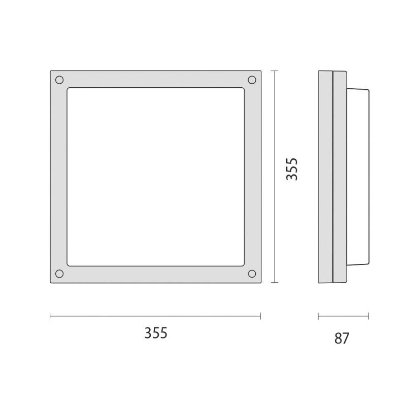 Spittler LED-Wand-u. Deckenleuchte 304651