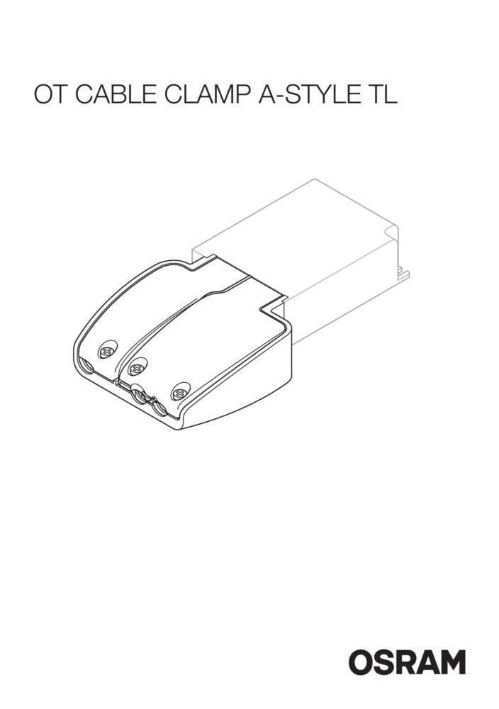 OSRAM BETRIEBSGERÄTE Anschlusskasten EVG OTCABLECLAMPASTYLETL