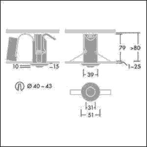 Thorn LED-Notlichtleuchte VOYAGER FIT#96629568