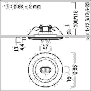 Zumtobel Group Sicherheitsleuchte RESCLITE P #42929766