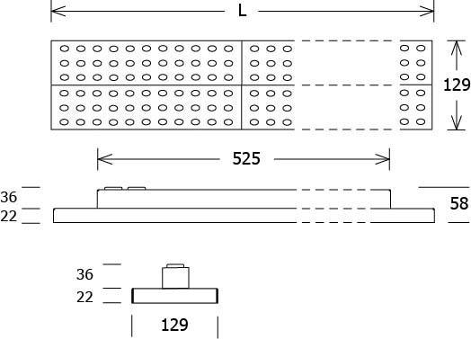 LTS Licht&Leuchten LED-Anbauleuchte LUZ06-A 23.013.40 ws