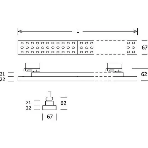 LTS Licht&Leuchten LED-Anbauleuchte LUZ06-T 14.007.30 ws LTS Licht&Leuchten LED-Anbauleuchte LUZ06-T 14.007.30 ws