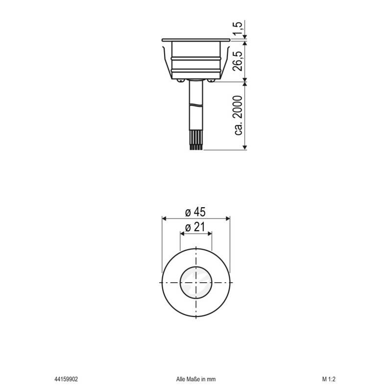 EVN Lichttechnik LED-Bodeneinbauleuchte 44159902