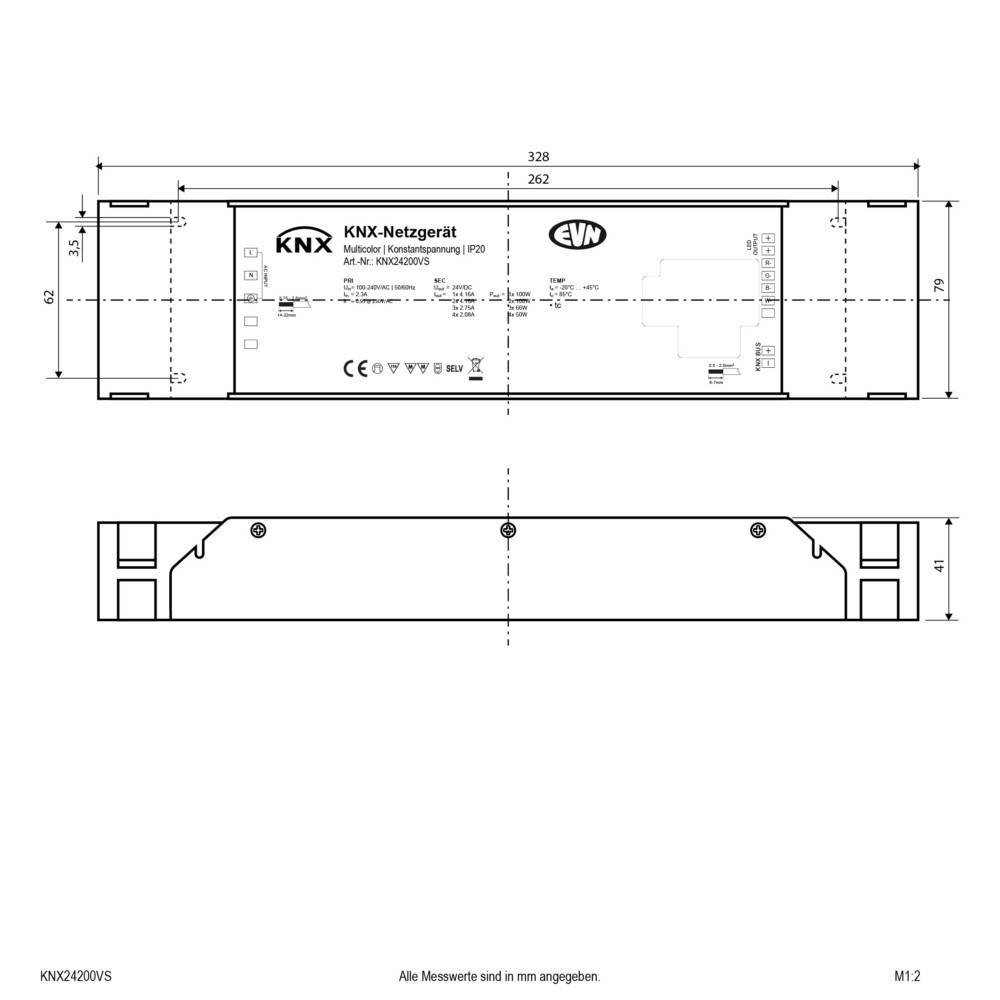 EVN Lichttechnik KNX-LED-Steuerung KNX24200VS