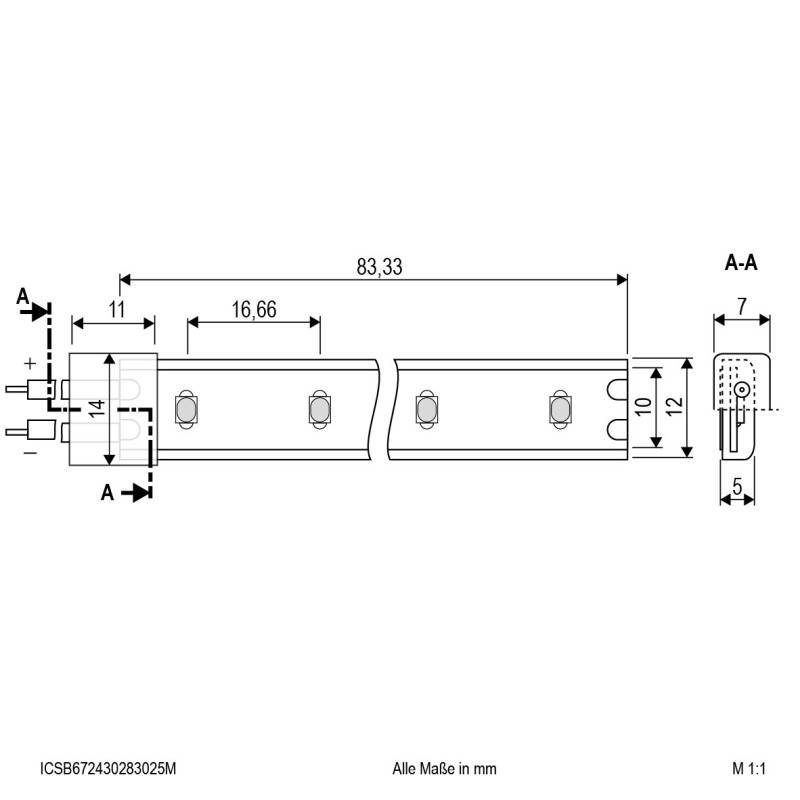 EVN Lichttechnik LED-Strip ICSB672430283025M