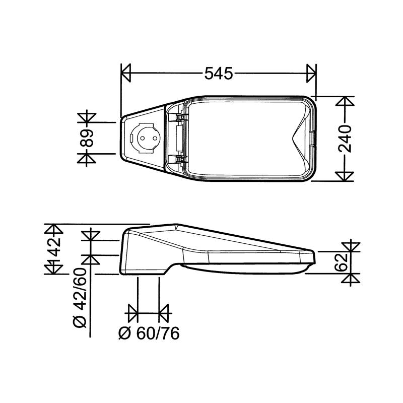 Schuch Licht LED-Straßenleuchte 42AL L50 VARIO