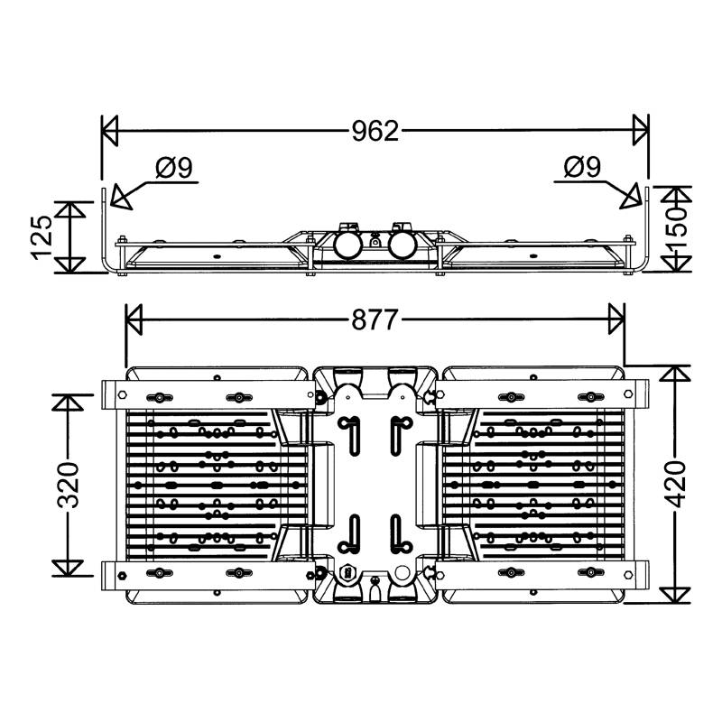 Schuch Licht LED-Hallenstrahler 3302 L420TB V