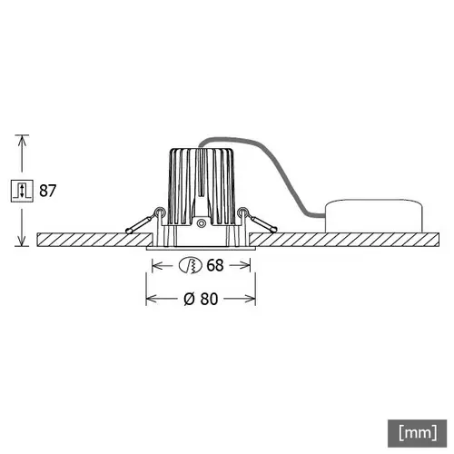 LTS Licht&Leuchten LED-Einbaustrahler VTRXS12.052760DALIsw LTS Licht&Leuchten LED-Einbaustrahler VTRXS12.052760DALIsw