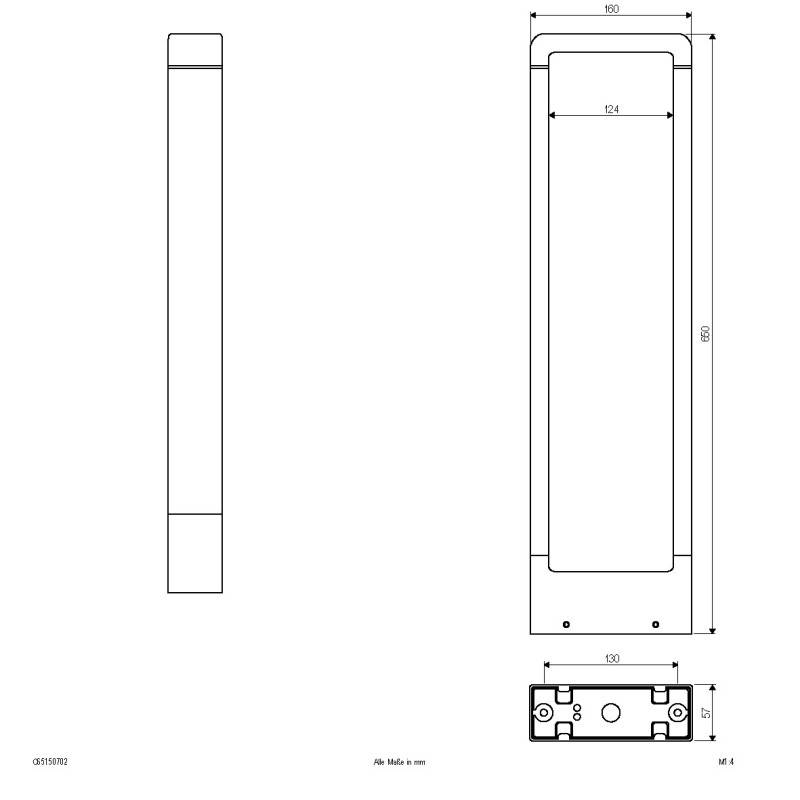 EVN Lichttechnik LED-Wegeleuchte C65150702