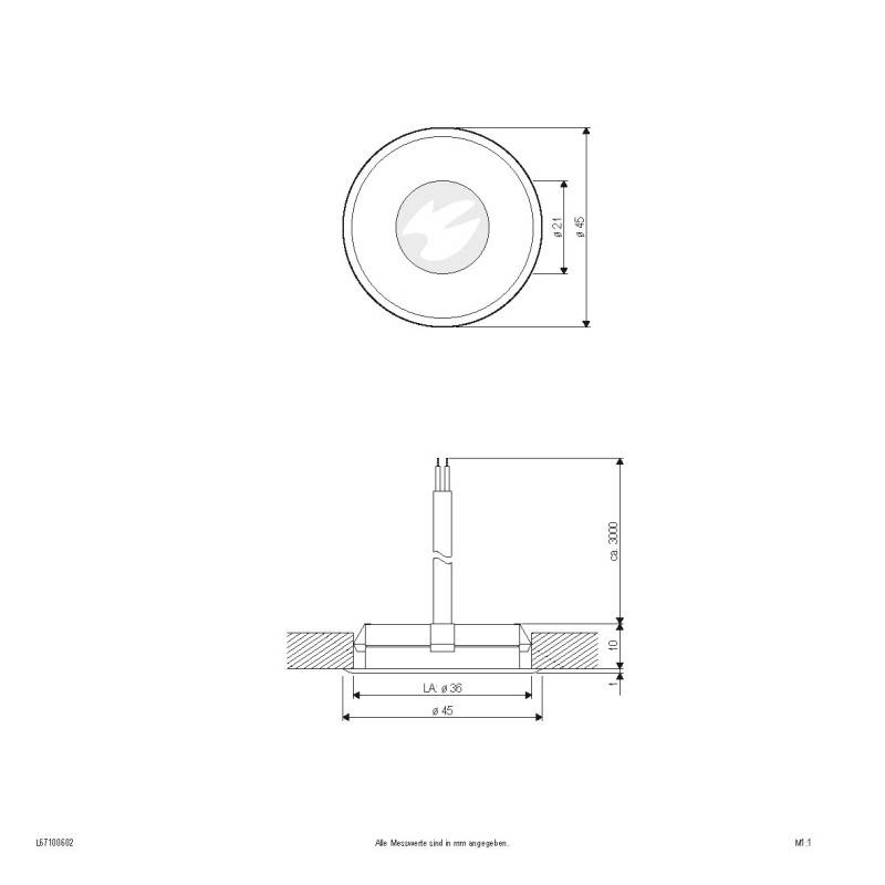 EVN Lichttechnik LED-Bodenleuchte IP67 L67100602