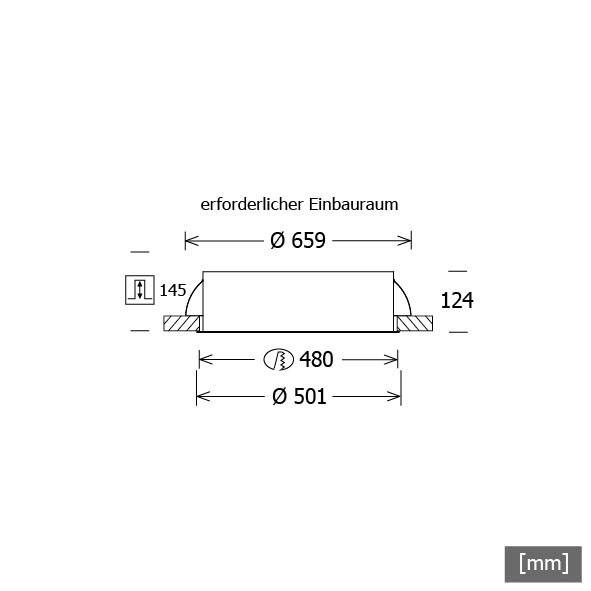 LTS Licht&Leuchten LED-Einbauleuchte PLL 27.500 #642347