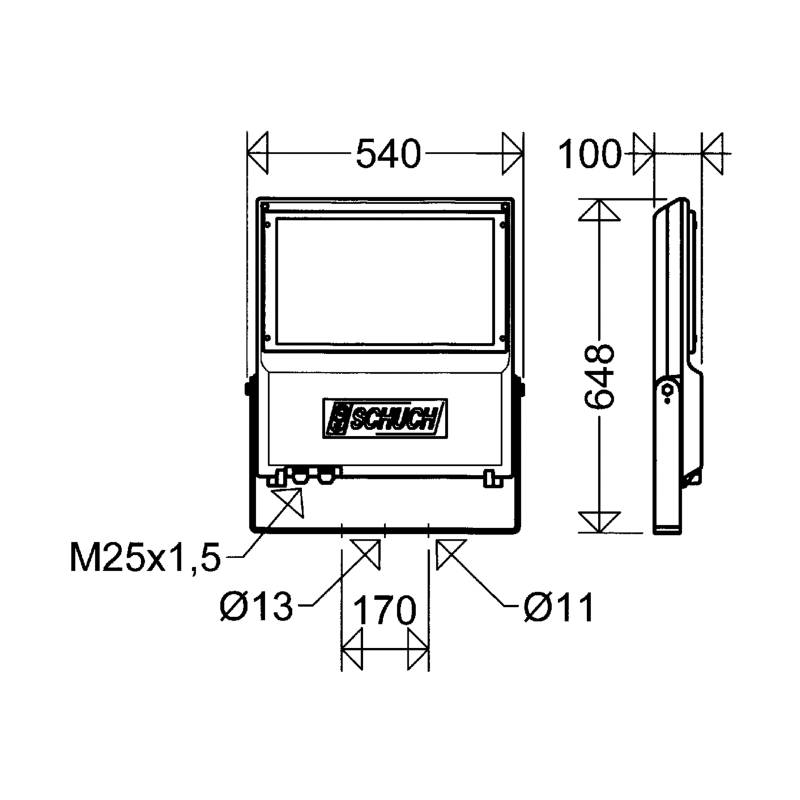 Schuch Licht LED-Hallenleuchte 7800 L420 SSK