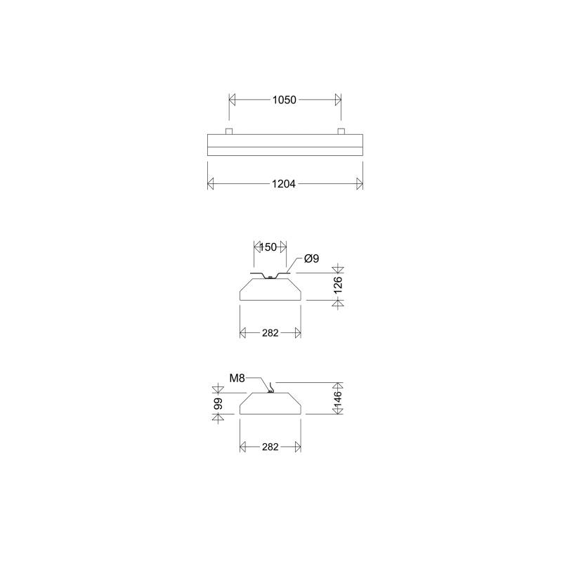 Schuch Licht EX-LED-Stahlblechleuchte nD822 12L60